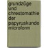 Grundzüge und Chrestomathie der Papyruskunde microform