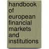 Handbook of European Financial Markets and Institutions door Philipp Hartmann