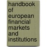 Handbook of European Financial Markets and Institutions door Philipp Hartmann