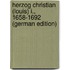 Herzog Christian (Louis) I., 1658-1692 (German Edition)