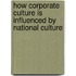 How Corporate Culture is Influenced by National Culture