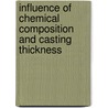 Influence Of Chemical Composition And Casting Thickness by Caio Fazzioli Tavares