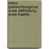 Index Palaeontologicus, erste Abtheilung, erste Haelfte