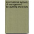 Informational system of management accounting and costs