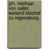 Joh. Michael von Sailer, weiland Bischof zu Regensburg.