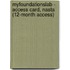 Myfoundationslab - Access Card, Nasta (12-Month Access)