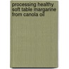 Processing healthy soft table margarine from canola oil door Rania El-Gammal