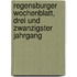 Regensburger Wochenblatt, drei und zwanzigster Jahrgang