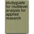 Studyguide for Multilevel Analysis for Applied Research