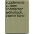 Supplemente zu dem Chemischen Wörterbuch, zweiter Band