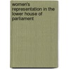 Women's Representation In The Lower House Of Parliament by Ruba Matarneh