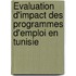 Évaluation d'impact des programmes d'emploi en Tunisie