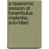 A taxonomic revision of Funambulus (Rodentia: Sciuridae)