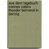 Aus dem Tagebuch meines Vaters Theodor Behrend in Danzig