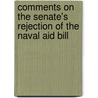 Comments on the Senate's Rejection of the Naval Aid Bill door Sir Robert Laird Borden