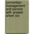 Convention Management and Service with Answer Sheet (Ei)