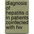 Diagnosis Of Hepatitis C In Patients Coinfected With Hiv