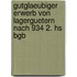 Gutglaeubiger Erwerb Von Lagerguetern Nach 934 2. Hs Bgb