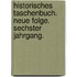 Historisches Taschenbuch. Neue Folge. Sechster Jahrgang.