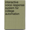 Interactive Voice Response System For College Automation door Arpit Agarwal