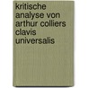 Kritische Analyse von Arthur Colliers Clavis universalis door Kowalewski
