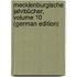 Mecklenburgische Jahrbücher, Volume 10 (German Edition)