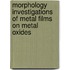Morphology investigations of metal films on metal oxides