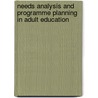 Needs Analysis and Programme Planning in Adult Education by Simona Sava