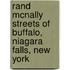 Rand McNally Streets of Buffalo, Niagara Falls, New York