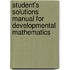 Student's Solutions Manual for Developmental Mathematics