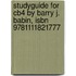 Studyguide For Cb4 By Barry J. Babin, Isbn 9781111821777