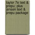 Taylor 7e Text & Prepu; Plus Jensen Text & Prepu Package