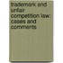 Trademark and Unfair Competition Law: Cases and Comments