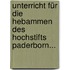 Unterricht für die Hebammen des Hochstifts Paderborn...
