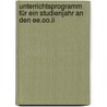 Unterrichtsprogramm Für Ein Studienjahr An Den Ee.oo.ii by Carmen-Cayetana Castro Moreno