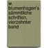 W. Blumenhagen's Sämmtliche Schriften, Vierzehnter Band