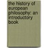 the History of European Philosophy: an Introductory Book