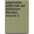 Allgemeine Bibliothek Der Biblischen Litteratur, Volume 3