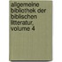 Allgemeine Bibliothek Der Biblischen Litteratur, Volume 4