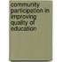Community Participation in improving quality of Education