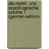 Die Mehri- Und Soqotri-Sprache, Volume 1 (German Edition)