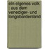 Ein eigenes Volk : aus dem Venediger- und Longobardenland