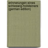 Erinnerungen Eines Schleswig-Holsteiners (German Edition) door Schleiden Rudolph
