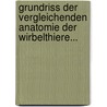 Grundriss Der Vergleichenden Anatomie Der Wirbelthiere... by Robert Wiedersheim