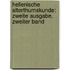 Hellenische Alterthumskunde: zweite Ausgabe, zweiter Band