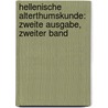 Hellenische Alterthumskunde: zweite Ausgabe, zweiter Band by Wilhelm Wachsmuth