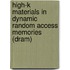 High-K Materials In Dynamic Random Access Memories (Dram)