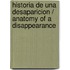 Historia de una desaparicion / Anatomy Of A Disappearance