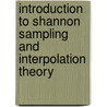 Introduction to Shannon Sampling and Interpolation Theory door Robert J. Marks