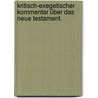 Kritisch-exegetischer Kommentar über das Neue Testament. by Friedrich Düsterdieck